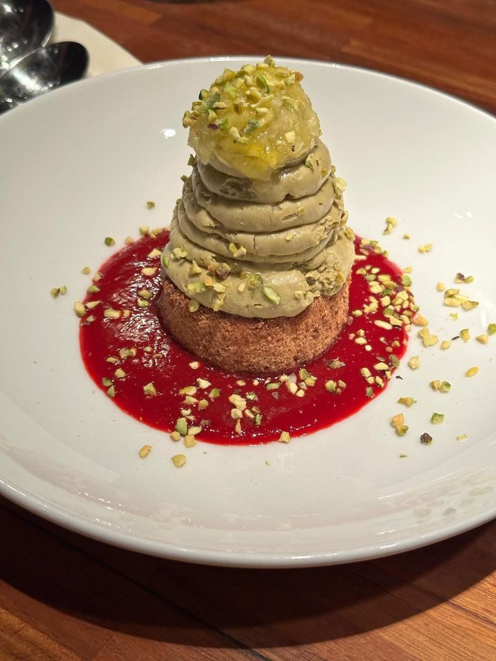 Matcha cheesecake, Ljubljana Sushimama