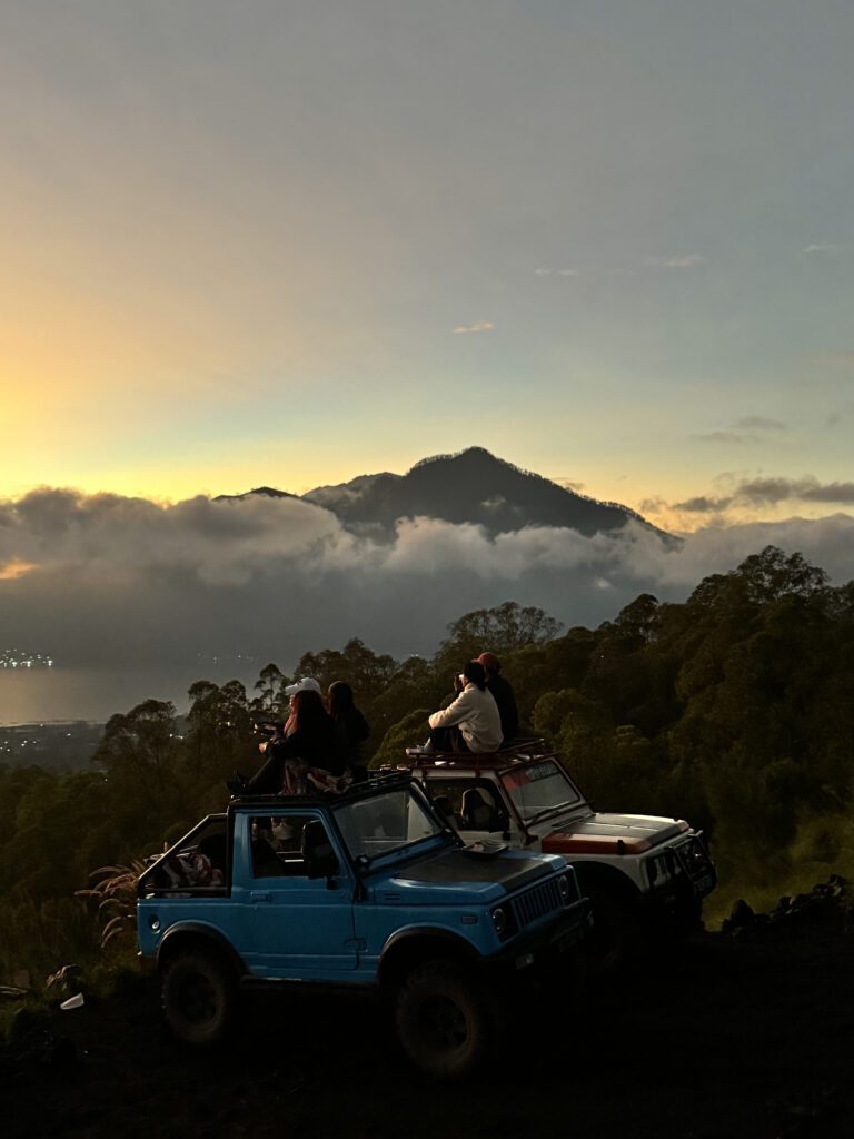 sunrise at mount batur