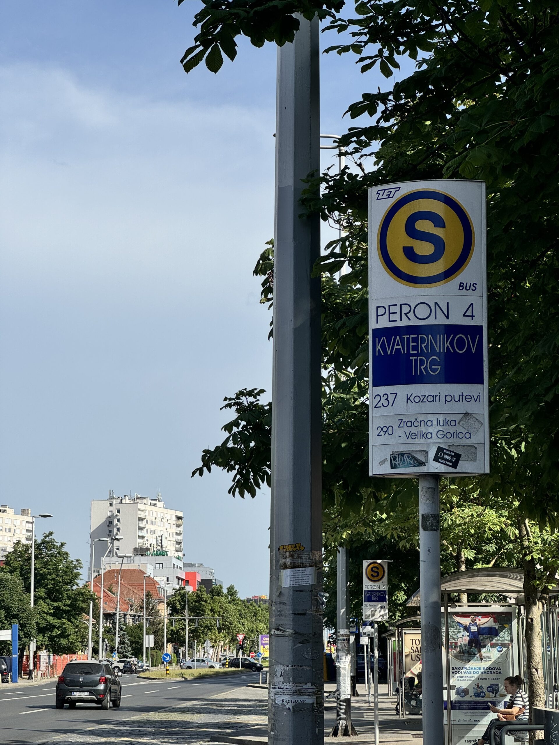 Zagreb bus station airport