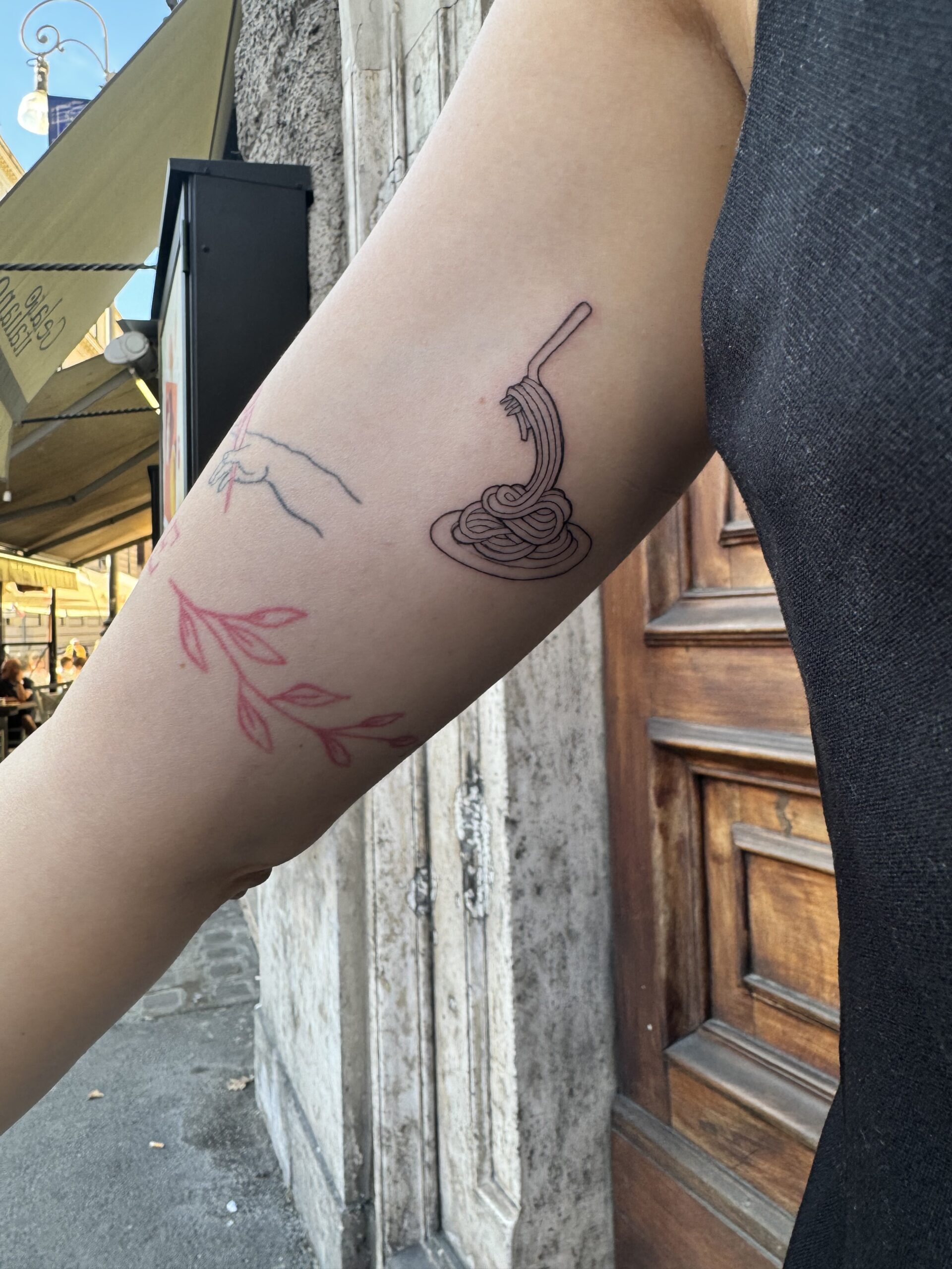 pasta tattoo Rome