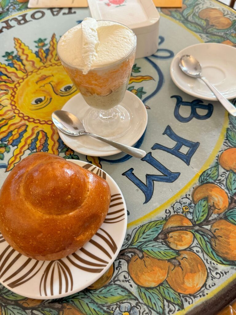 granita and brioche