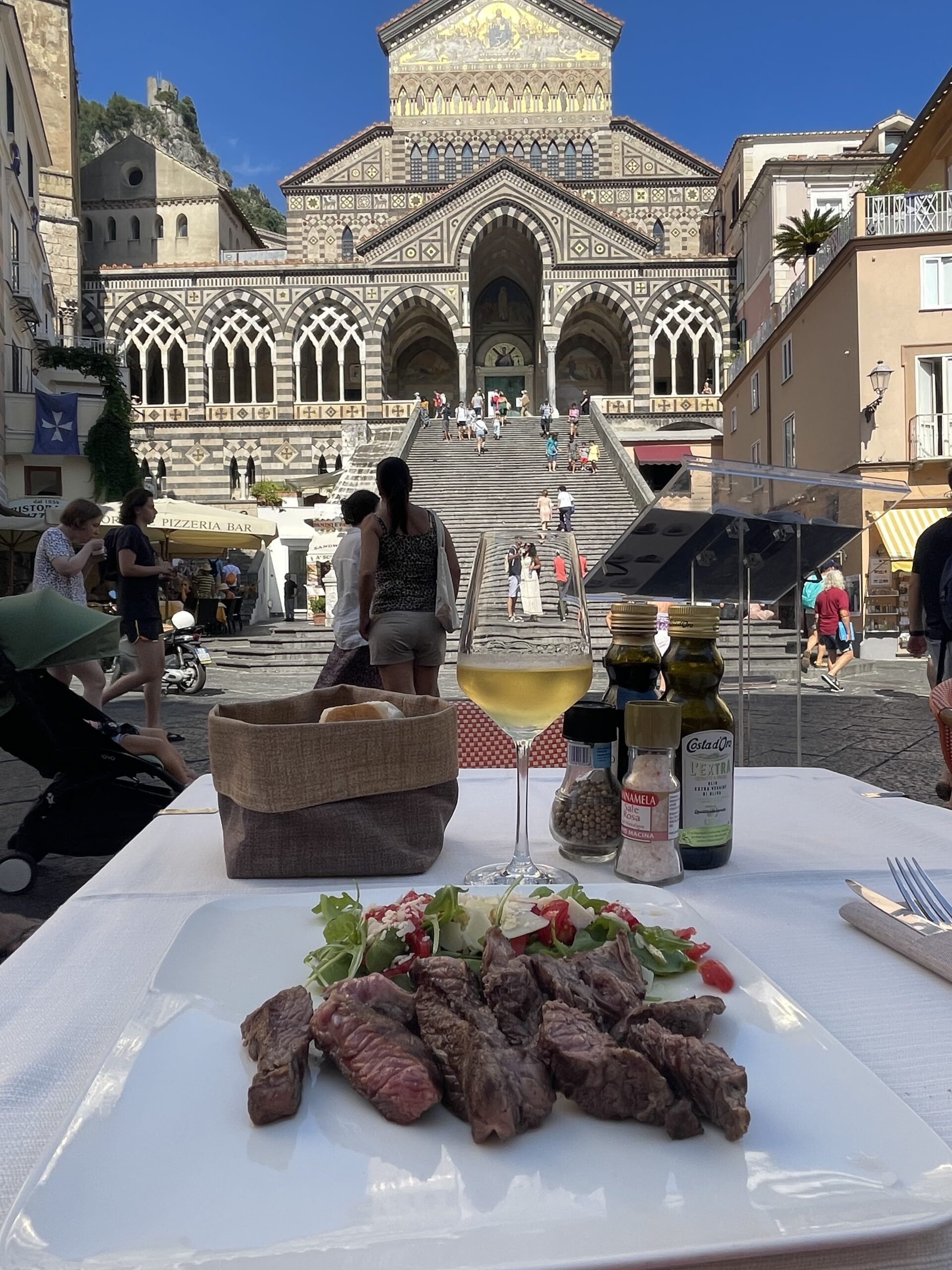 lunch in Amalfi