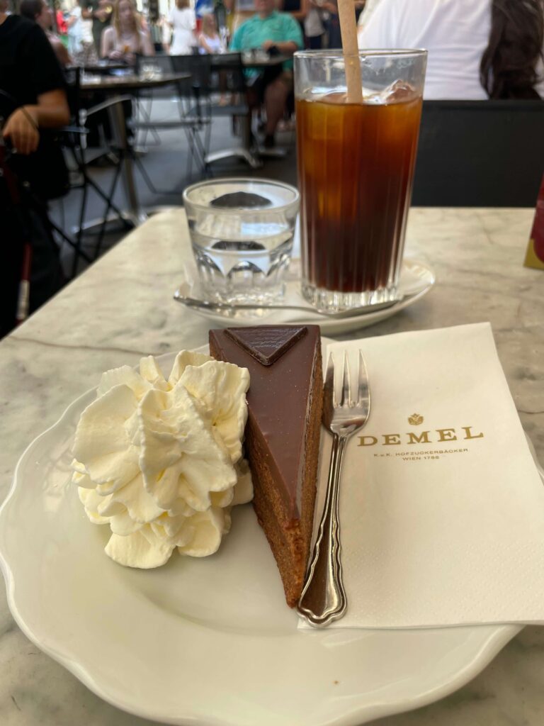 Sacher cake Demel Vienna