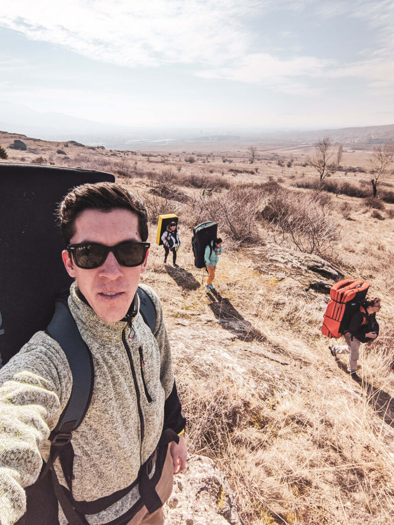 bouldering trip in Macedonia