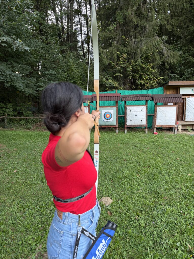 archery class Ljubljana