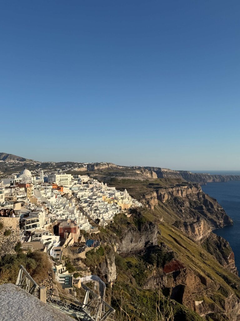 Fira cliff views