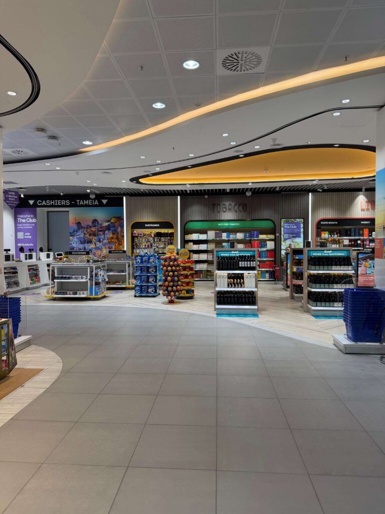 Athens airport shops