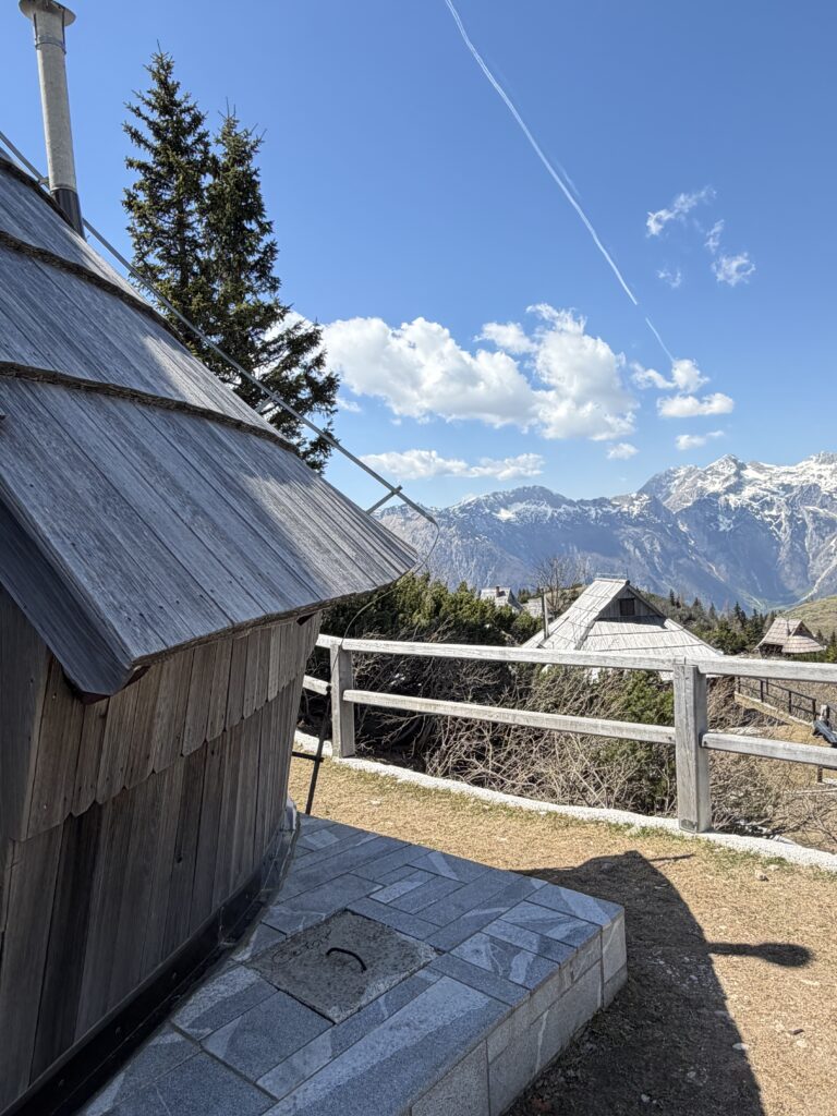 Velika Planina Huts