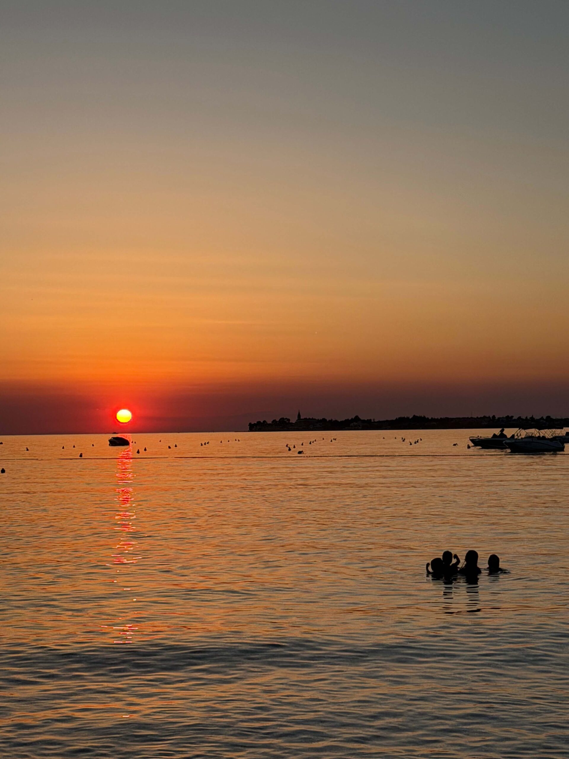 Poreč sunset view