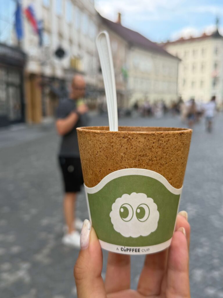 matcha ice cream Ljubljana