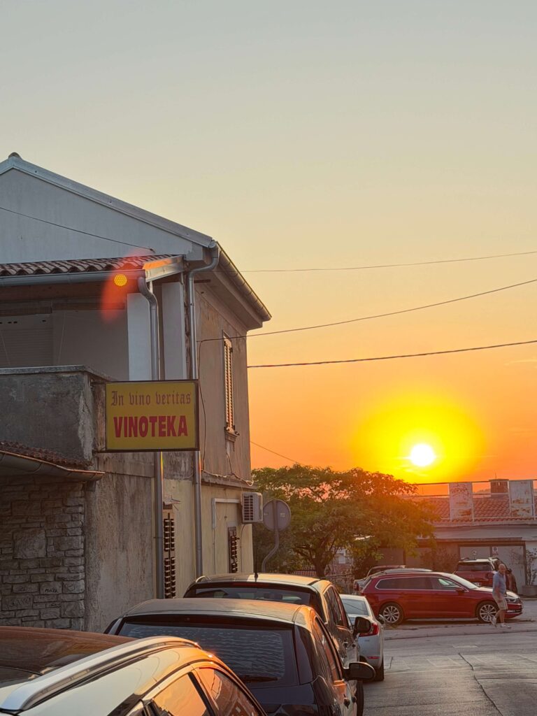 sunset Pula